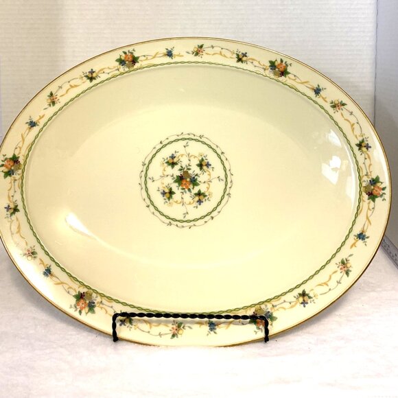 Noritake Normandy 8162 W83 Oval Serving Plate Vintage Serving Dish 13 3/4” - Picture 1 of 5